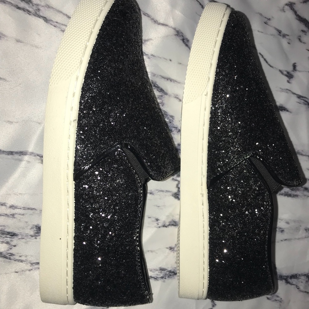 Offers welcome! NIB Black Sparkles Slip on Shoes - Picture 4 of 4